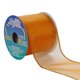 thumbnail image 1 of Liston Organza Ancho Alambre Navidad 64mm 9.1m Mylin 1pz, 1 of 1