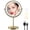 Brushed Gold, variant on MATEPROX 8" Lighted Makeup Mirror with Stand, 1X 10X Magnifying Mirror Double Side, Detachable Table Top Vanity Mirror- Brushed Gold