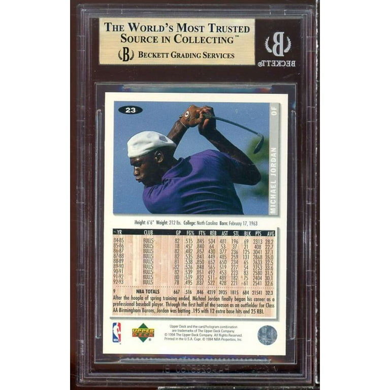 Michael Jordan Baseball Rookie Card 1995 Collector's Choice