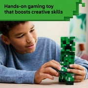 LEGO Minecraft The Creeper Kids Toy - Minecraft Toy for Gaming Fans - Room Decor for Gamers 10 and Up - Poseable Action Figure with 1st Version Minifigure - Cool Gift for Boys and Girls - 21276