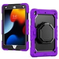 thumbnail image 2 of for iPad 9th/8th/7th Generation 10.2 inch Case, 360 Rotating Shockproof Cover with Stand, Handle, Shoulder Strap, Purple, 2 of 7