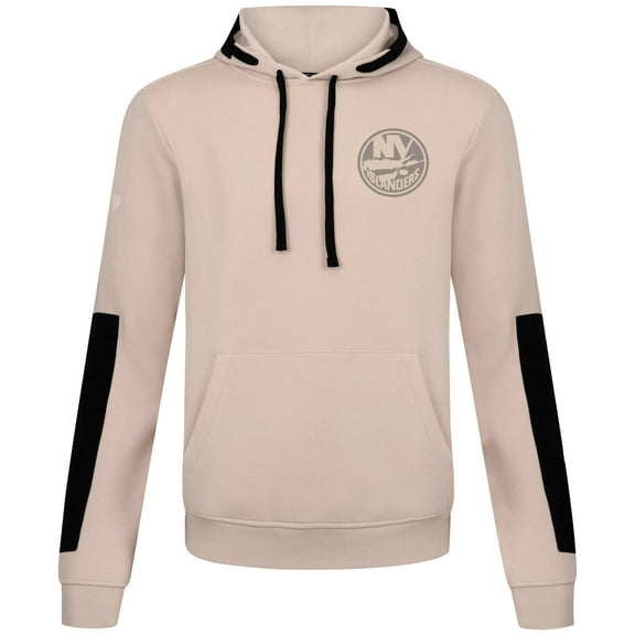 Men's Levelwear  Khaki New York Islanders Bombay Response Pullover Hoodie