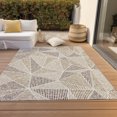 thumbnail image 6 of Addison Rugs Chantille Indoor/Outdoor Transitional Geometric Brown Washable Rectangle Rug, 3' x 5', 6 of 6