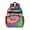 Colorful Rainbow Tie-1, variant on Rainbow Tie Dye Mandala Pattern Backpack for School,Cute School Bag,Schoolbag with Adjustable Shoulder Straps & Padded Back,15.25"x11.5"x5.25"