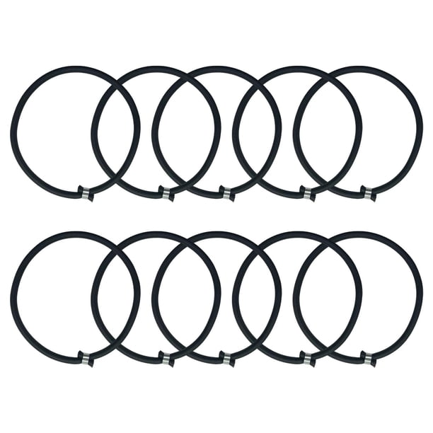 10 Correas De Amarre De Cuerda Elástica De Trampolín Para Lona De Tienda De Trampolín Interior Negro Sunnimix cuerda elástica para trampolín