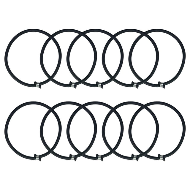 10 Correas De Amarre De Cuerda Elástica De Trampolín Para Lona De Tienda De Trampolín Interior Negro Sunnimix cuerda elástica para trampolín