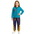 thumbnail image 1 of Girls pop Outfit Sets,Zoey De-mon Outfit hun/er paired with trendy outfit Hildren's Hooded Athletic Tracksuit 4-16 Y 110, 1 of 5
