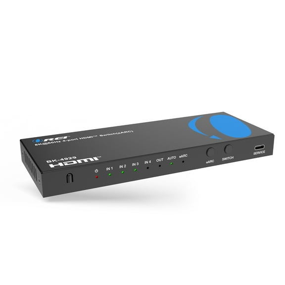 OREI 8K@60Hz 4-port HDMI™ Switch (eARC) (BK-4929)