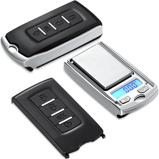 Báscula Electrónica Portátil Mini de 200g/0.01g de Frienda con Pantalla LCD Retroiluminada en Azul,