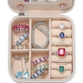 thumbnail image 2 of Joyero Caja de joyería pequeña, caja de joyería portátil, minicaja de almacenamiento de joyería para mujeres y niñas, 2 of 7