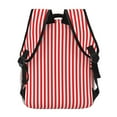thumbnail image 4 of Pofeuu Red And White Stripes Print Backpack for Men and Women - Basic Bookbag Casual Daypack Backpacks for College Work Travel-One Size, 4 of 5