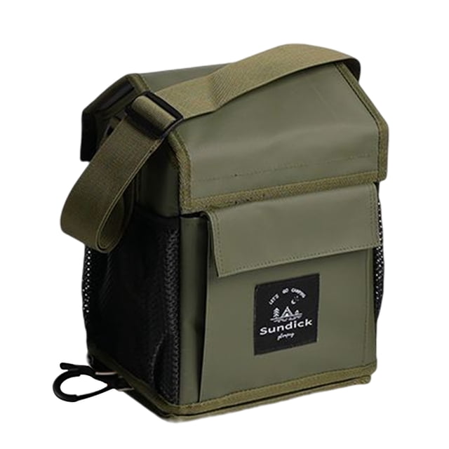 Bolsa De Almacenamiento De Botella De Condimento Bolsa de almacenamiento para botellas de condimentos SUNDICK, paquete de hielo aislado plegable (verde negruzco) Ehuebsd Para Estrenar