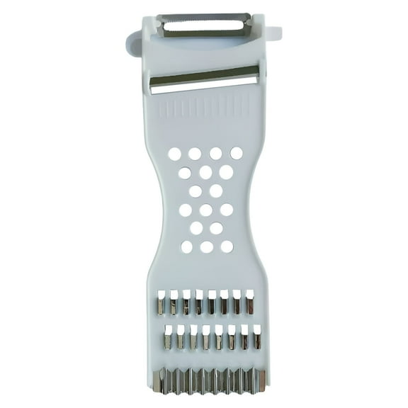 5 In 1 Multifunctional Vegetable Chopper Pro Stainless Steel Potato Peeler Slicer Dicer Cutter Grater for Veggie Onion Salad Carrot Fruit Nut and Garlic