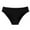Black, variant on Women's Underwear Cotton Solid Color Panties Low Rise No Show Briefs Soft Stretch Breathable Ladies Panties