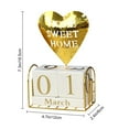 thumbnail image 5 of Sylvtty Wooden Perpetual Block Calendar for Desk Wood Month Date Display Blocks with Iron Leaf/Heart Figurine for Home Office Decor, 5 of 7