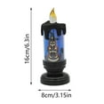 thumbnail image 2 of Halloween Candles Electronic Candle Lights LED Flame Dynamic Effect Battery Powered Pumpkin Engravings Plastic Material for Carnival Desktop Party Home Decoration, 2 of 4