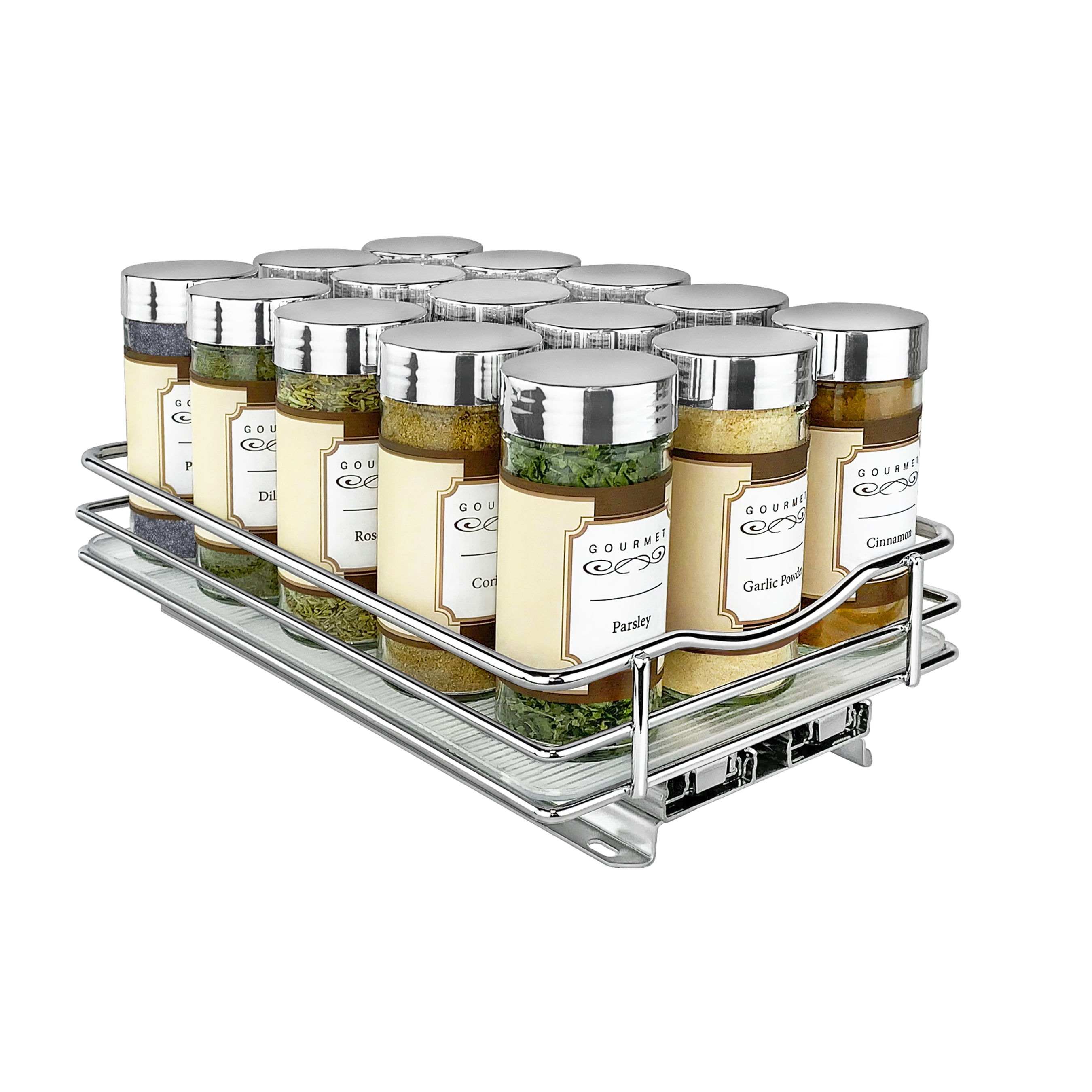 Lynk Professional Slide Out Spice Rack Upper Cabinet Organizer 6 Wide Brickseek Lynk Professional Slide Out Spice Rack, Lynk Professional Slide Out Double Spice Rack Upper Cabinet Organizer 6 Wide