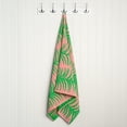 thumbnail image 4 of Better Homes & Gardens 2 Pack Cotton Blend Beach Towels, 72 x 38 in, Pink & Green Palm, 4 of 4
