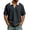 Black, variant on Men’s Summer Tops,Men’s Short Sleeve Solid Color Open-Collar V-Neck Shirts Fashion Elegant Smooth Blouses
