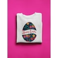 thumbnail image 3 of Happy Easter, Egg Sweatshirt Women -SPIdeals Designs, Female 5X-Large, 3 of 4