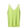 thumbnail image 1 of Mrat Lot de Débardeurs Femme Été Imprimé Sans Manches Col Rond Débardeurs Col Rond Lot de Débardeurs pour Femmes P-261 Vert Armée Taille Unique, 1 of 5