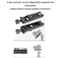 thumbnail image 4 of Camera Rail Nodal Slide, Aluminum Alloy Rail Nodal Slide Quick Release Clamp  for DSLR, 4 of 7