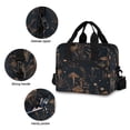 thumbnail image 5 of Insulated Crossbody Lunch Bag 10L Lunch Tote with Adjustable Shoulder Strap for Work Office Picnic Mushrooms and Plants Pattern, 5 of 6