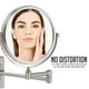 thumbnail image 5 of Espejo de maquillaje de pared Ovente 7 con aumento de 1X/10X, 5 of 9