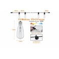thumbnail image 3 of Guirnalda De Luces De Exterior Xtellar color blanco Vintage 25+2 Focos 15 Metros, 3 of 4