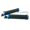 thumbnail image 2 of RNX Lock on Blue Bike Grips MTB BMX Mountain Bike Handlebar Grips with End Caps, 2 of 3