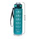 thumbnail image 3 of 1000ml Water Bottles with Times to Drink and Straw, Motivational Water Bottle with Time Marker, Tritan & BPA Free, Drink, 3 of 5