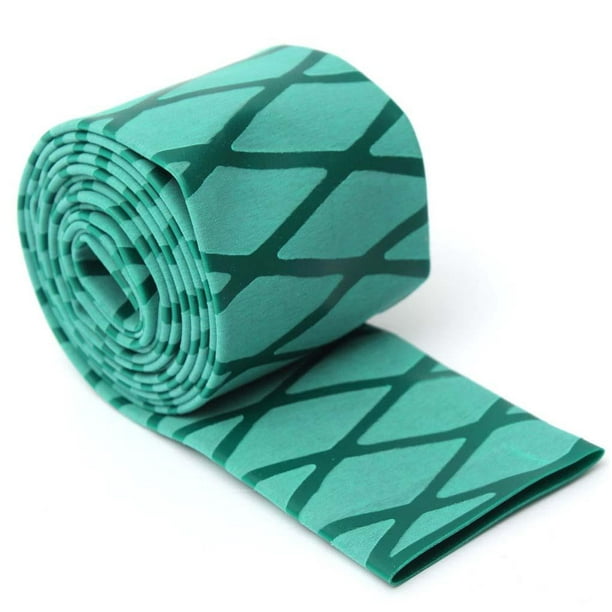 Tubo termorretráctil antideslizante de 1M, agarre para aparejos de pesca, varilla, mango de raqueta, envoltura para construcción Verde 1mx0.25cm Zulema Tubo termorretráctil