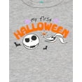 thumbnail image 5 of Disney Nightmare Before Christmas Jack Skellington Zero Halloween Bodysuit, Pants and Headband 3 Piece Outfit Set Newborn to Infant, 5 of 5