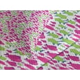 thumbnail image 4 of Ambesonne Fish Quilted Bedspread Set 3 Pcs, Tropical Ocean Diving, Queen Size, Apple Green Magenta, 4 of 5