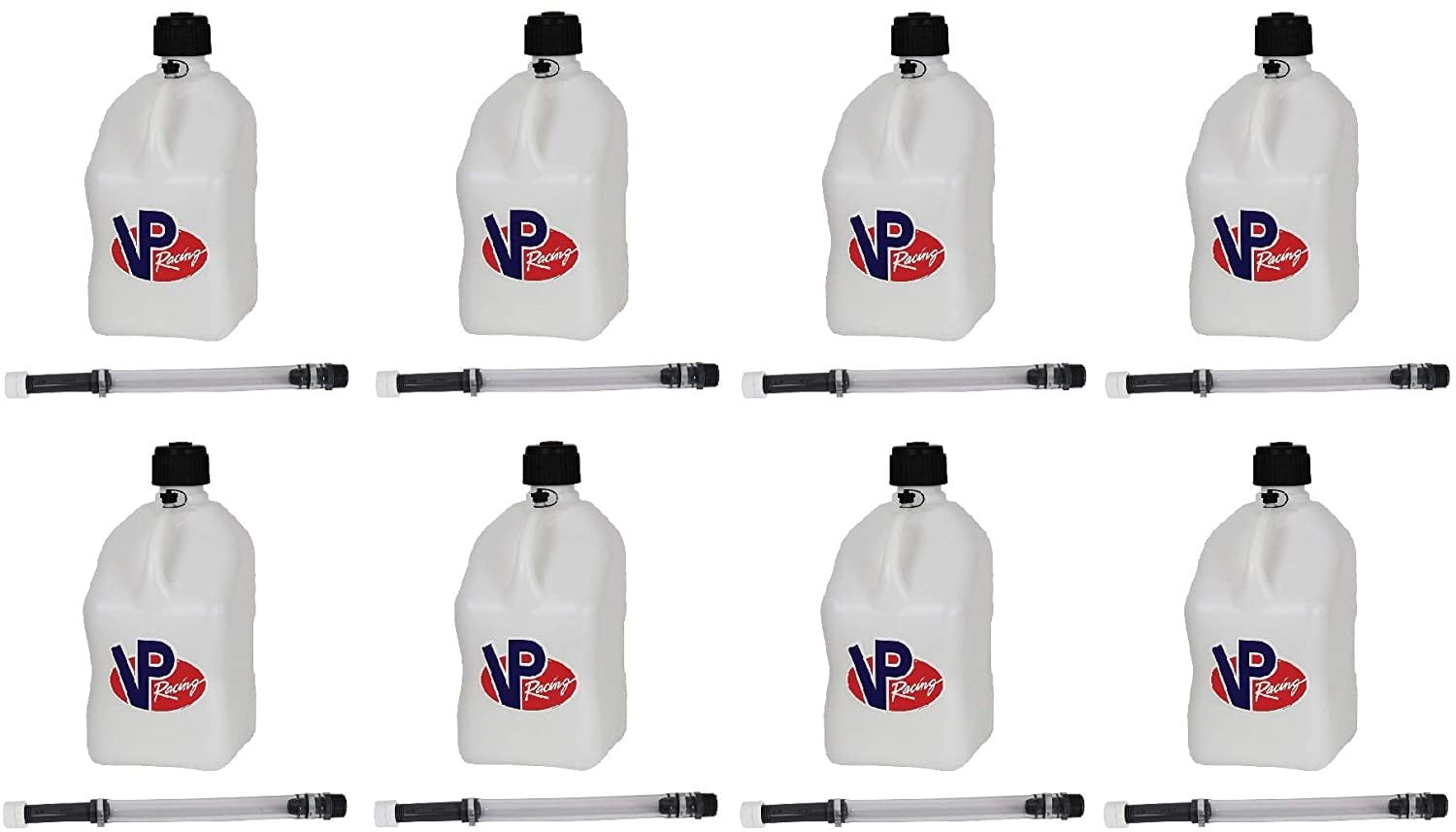 Midwest Can Company 1210 1 Gallon Gas Can Fuel Container Jugs & Spout 12 Pack 