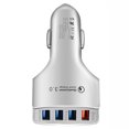 thumbnail image 1 of Cargador de coche USB C, 4 puertos 12 V-24 V tipo C PD y QC de carga rápida encendedor de cigarrillos de coche USB cargadores automotrices para Samsung Galaxy A02S M12/iPhone 12/Xiaomi Redmi 9C Note 1 Afortunado Sencillez, 1 of 5