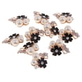 thumbnail image 4 of 20 piezas de pinzas para el cabello para mujeres, joyería Diy, pinzas para el cabello divertidas, pinzas para el cabello para mujeres, Diy Soledad Botón de perlas de diamantes de imitación, 4 of 10
