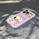 thumbnail image 3 of Funda de silicona para teléfono Snoopy Charlie Brown para iPhone 14 13 12 11 Pro Max Linda animación a prueba de golpes para iPhone 14 Plus, 3 of 5