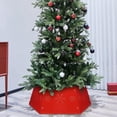 thumbnail image 5 of Metal Christmas Tree Collar, 27.6" Christmas Tree Ring, Christmas Tree Skirt Base Stand Protection from Pets, Tree Base Cover for Christmas Tree Decorations (Gold), 5 of 6