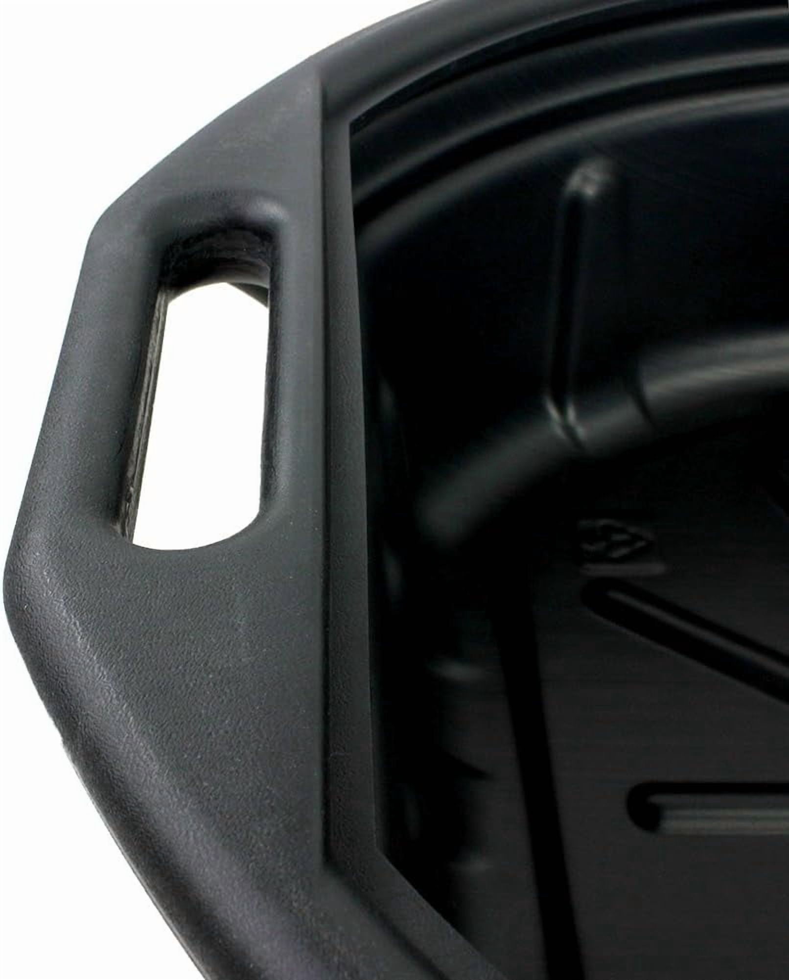Capri Tools CP21024 Portable Oil Drain Pan, 2 gallon, Black