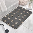 thumbnail image 3 of Cute Pug Puppies Flannel Non Slip Door Rugs,Washable Door Mats Indoor,Decorative Door Mats,Dirt-Resistant and Absorbent Doormat for Entrance,Bedroom,Kitchen,Bathroom,23.5x16in(60x40cm), 3 of 5