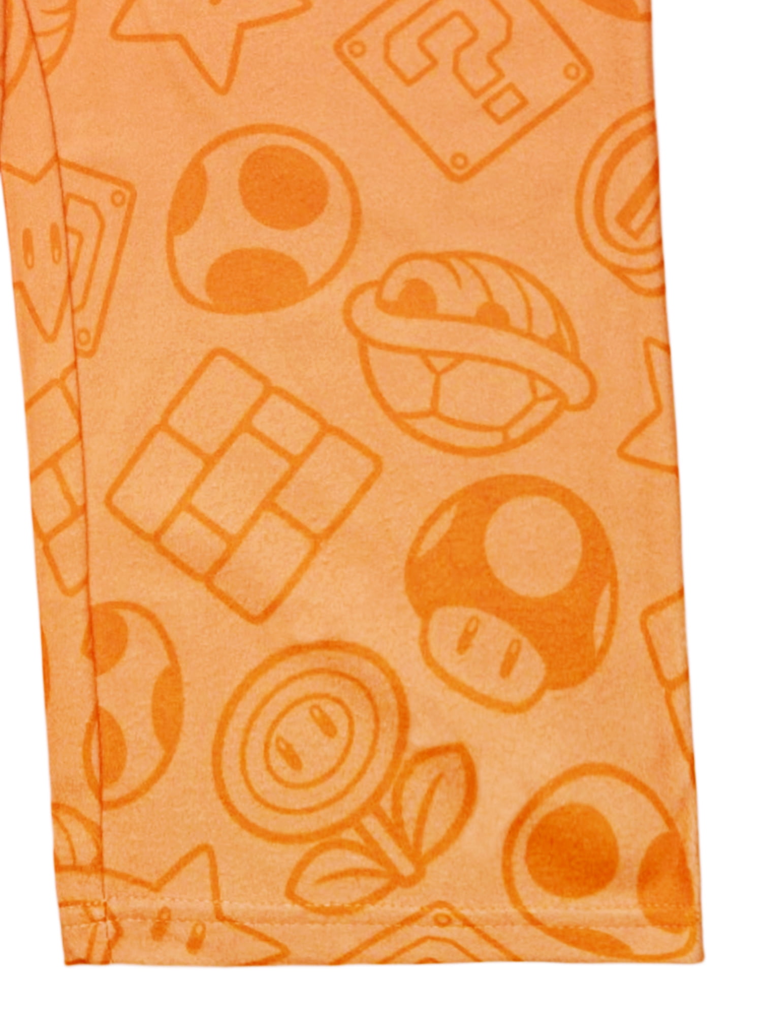 Nintendo Boys Halloween Short Sleeve Top and Pant Pajama Set, 2-Piece, Sizes 4-12
