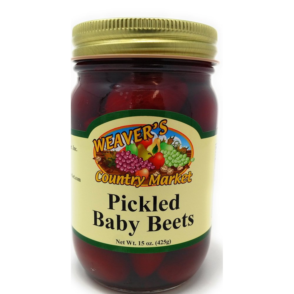 Weaver's Country Market Pickled Baby Red Beets 15 oz. (215 Ounce Jars