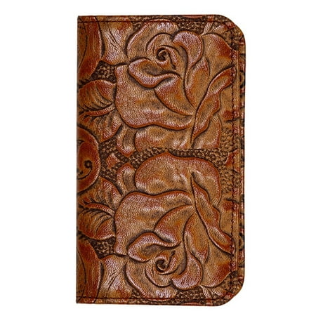 Scully Western Planner New Tooled Leather Weekly Planner Brown 1007-27 ...