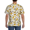 thumbnail image 3 of Bixox Men's Cute Bee Printed Short Sleeve Skinny Athletic T-Shirt, 3 of 6