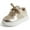 Gold, variant on Girls' Sneakers For Everyday Style Lightweight Cushioned Kids' Casual Shoes With And Flexible Sole,Sizes 6(12-18 Months)