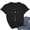 Black, variant on Women Causal Letter Printed T Shirt Graphic Short Sleeve T Shirt Workout Tops T Shirts Ling Sleeve Shirt Women's Graphic Long Sleeve Spandex Shirt Casual Raglan Tee Juniors Graphic Tops Turtle Neck