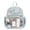 Sky Blue, variant on Women Y2K Ita Bag Backpack Large Capacity PU Star Print Casual Daypack with Pin Display Window and Adjustable Strap (Silver)