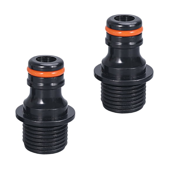 Pack of 2 Garden Hose Accessories 1/2inch 3/4inch Quick Connecting Water Hose Fittings Sprays Nozzle Faucet Connectors