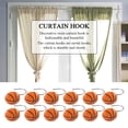 thumbnail image 2 of 12 Pcs Home Decorative Basketball Curtain Hook for Bedroom Living Room, 2 of 8